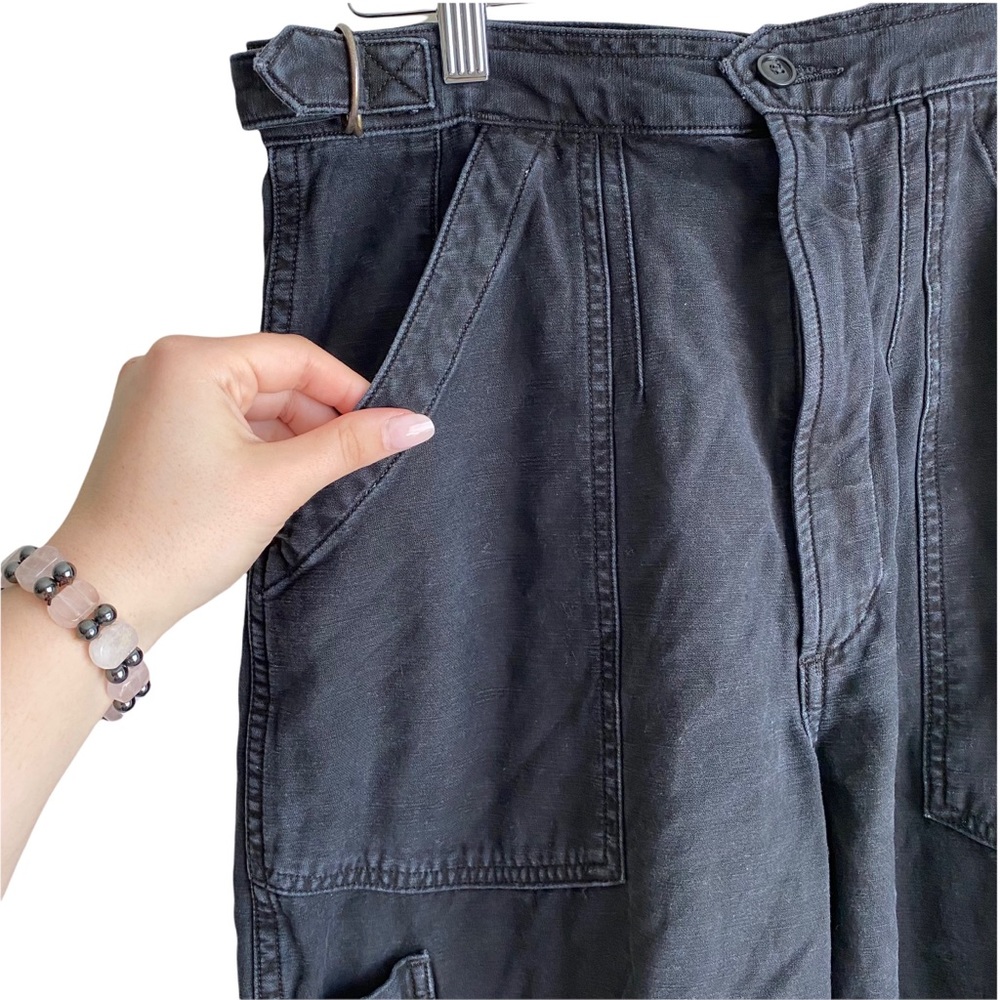 Citizens of Humanity Black Surplus Utility Wide Leg Pants Size: 27